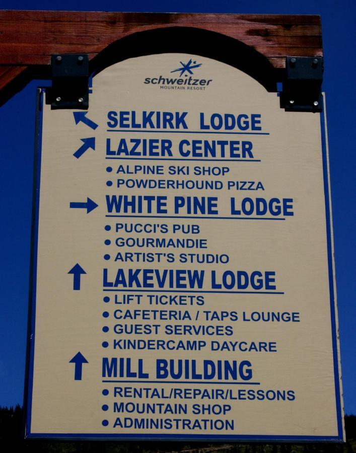 Schweitzer Mountain Resort White Pine Lodge Sandpoint Eksteriør billede